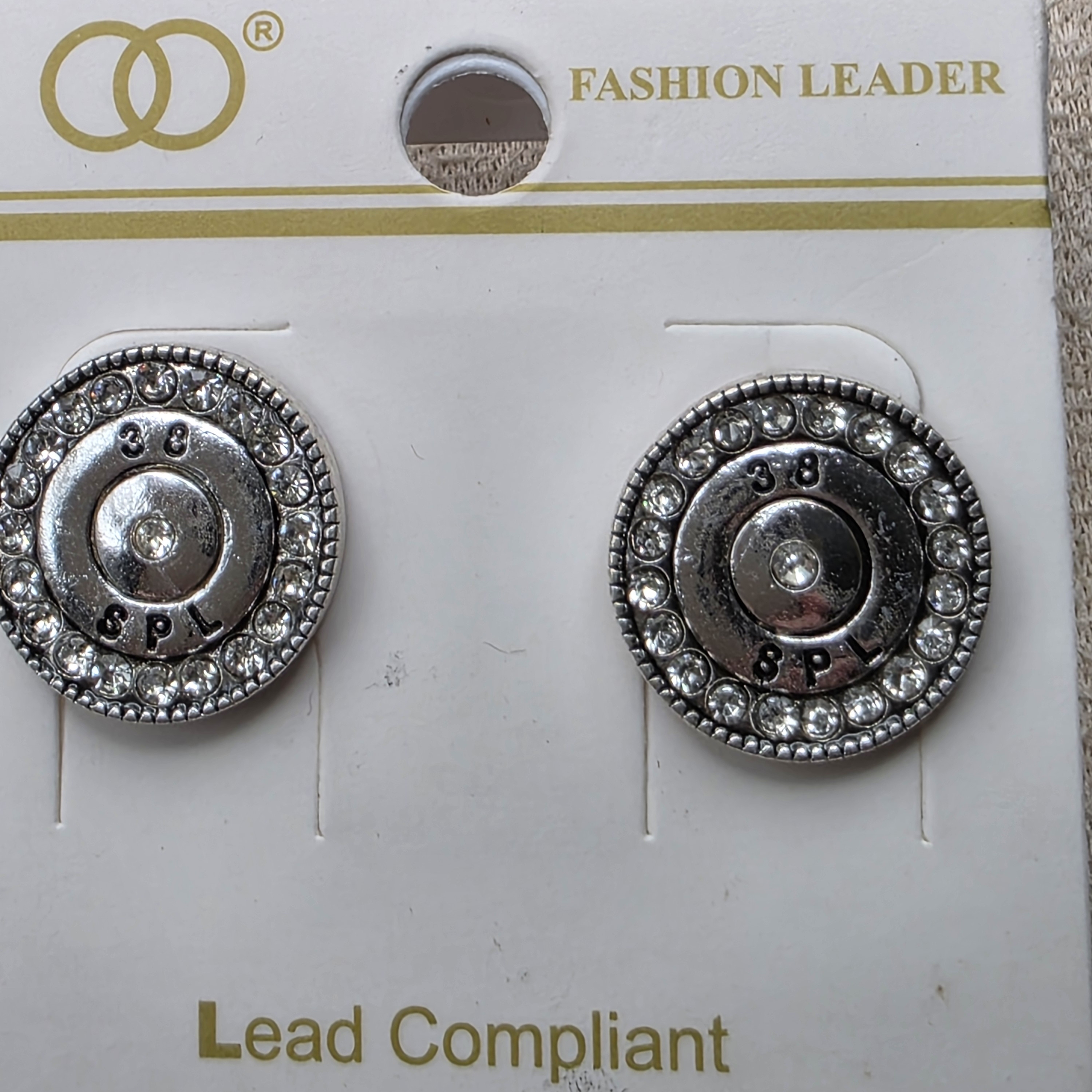 Silver Stud Post Earrings 591